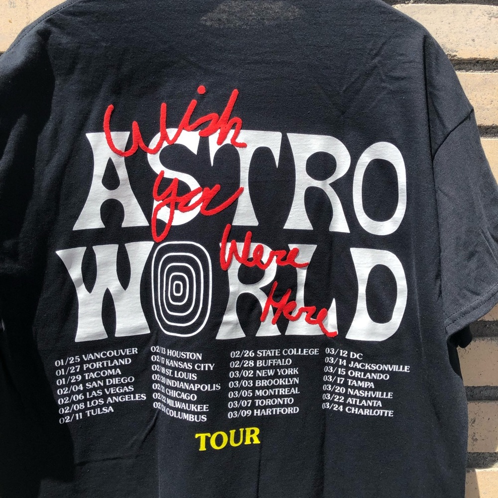Travis Scott astroworld wish you were here T-shirt - Picture 3 of 8